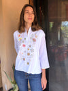 Alba Meadow White Blouse