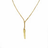 Cone Pendant Goldtone Neckace