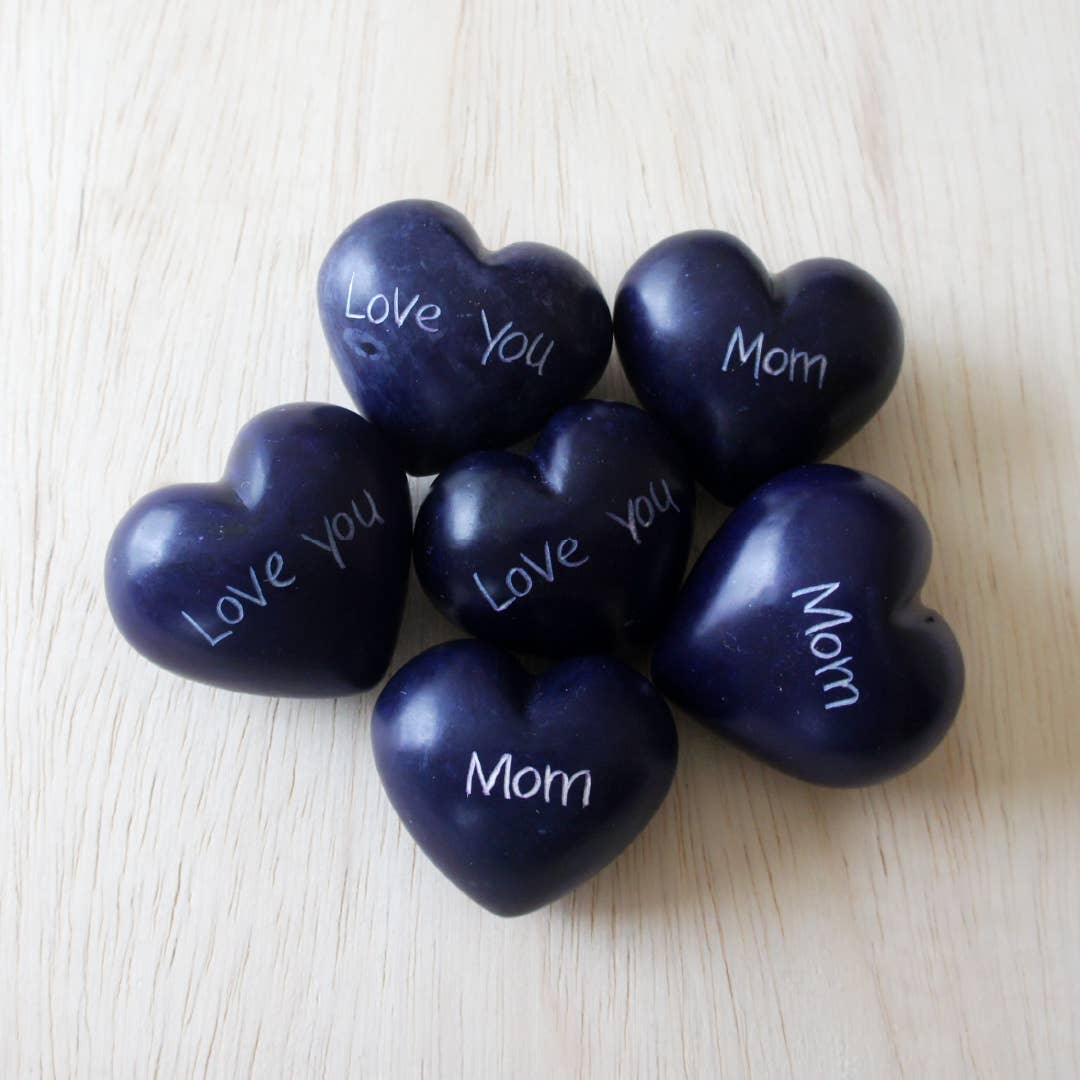 Love You Mom Hearts - Set of 6