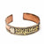 Copper and Brass Cuff Bracelet: Healing Shiva - DZI (J)