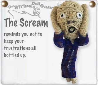 The Scream Keychain