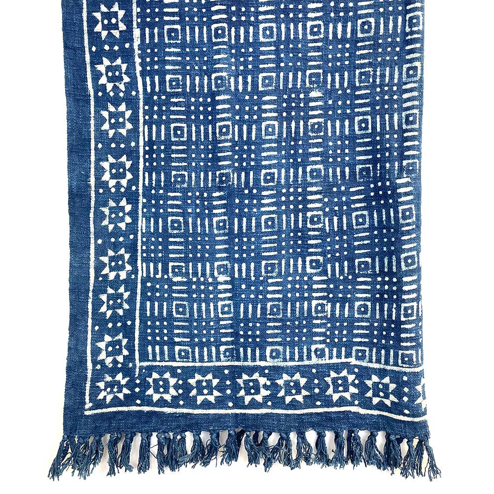 Boho Indigo Throw