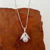 Acorn Pearl Necklace - Sterling Silver, Indonesia