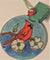 Cardinal On Dogwood Ornament / suncatcher
