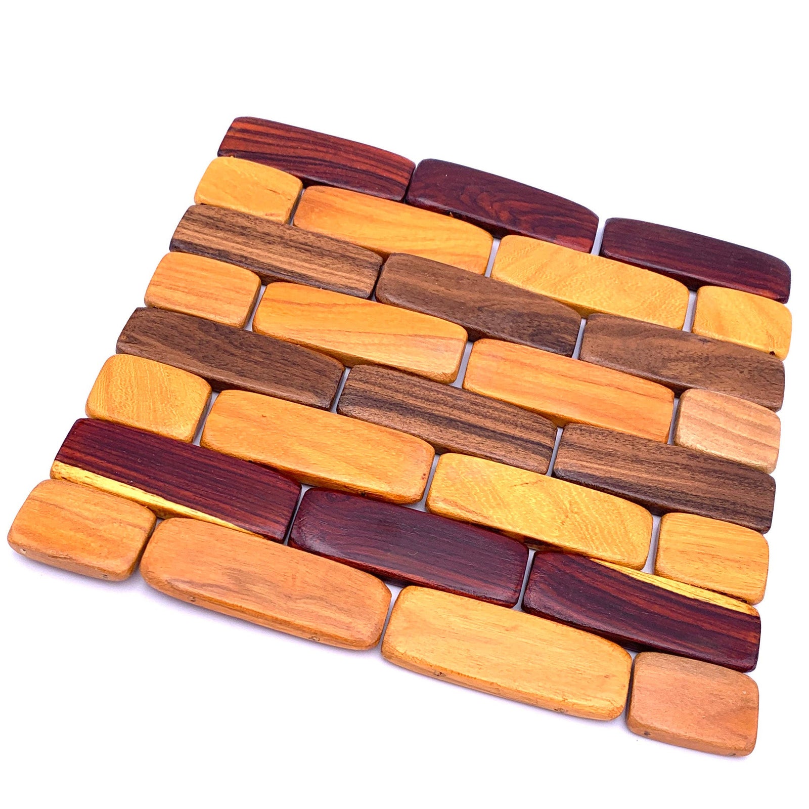 Tropical Hardwood Foldable Trivet (IS)