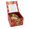 Meditation Bowl Box: 3&#39;&#39; Red Lotus - DZI (Meditation)