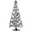 Tabletop Christmas Tree with Stars (14&quot; Tall) - Croix des Bouquets (H)