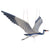 Blue Heron Flying Bird Mobile (IS)