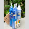 Hand-Painted 4&quot; Dinner or Shabbat Candles, Set of 4  (Feruzi Design)