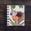 Small Notebook Red Panda Natural White (w)
