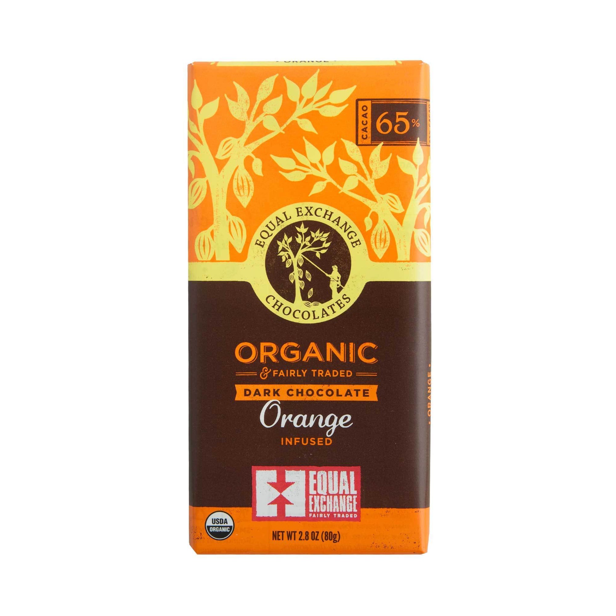 ORGANIC DARK CHOCOLATE ORANGE (65% CACAO) (IS)