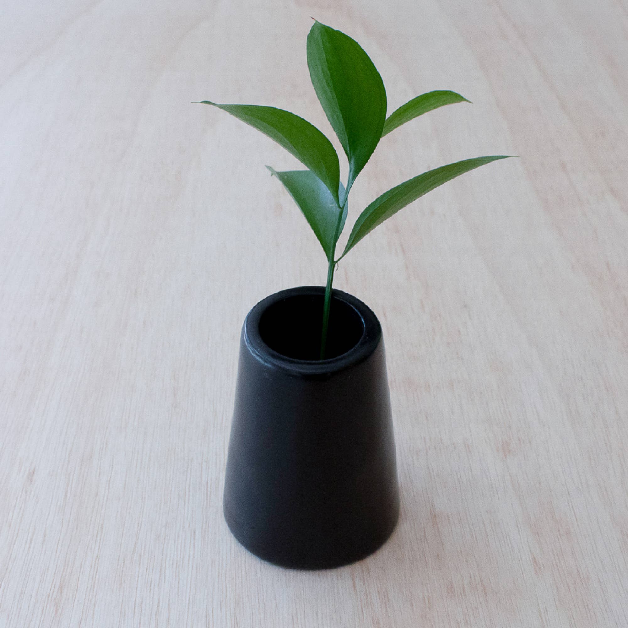Black Pyramid Vases