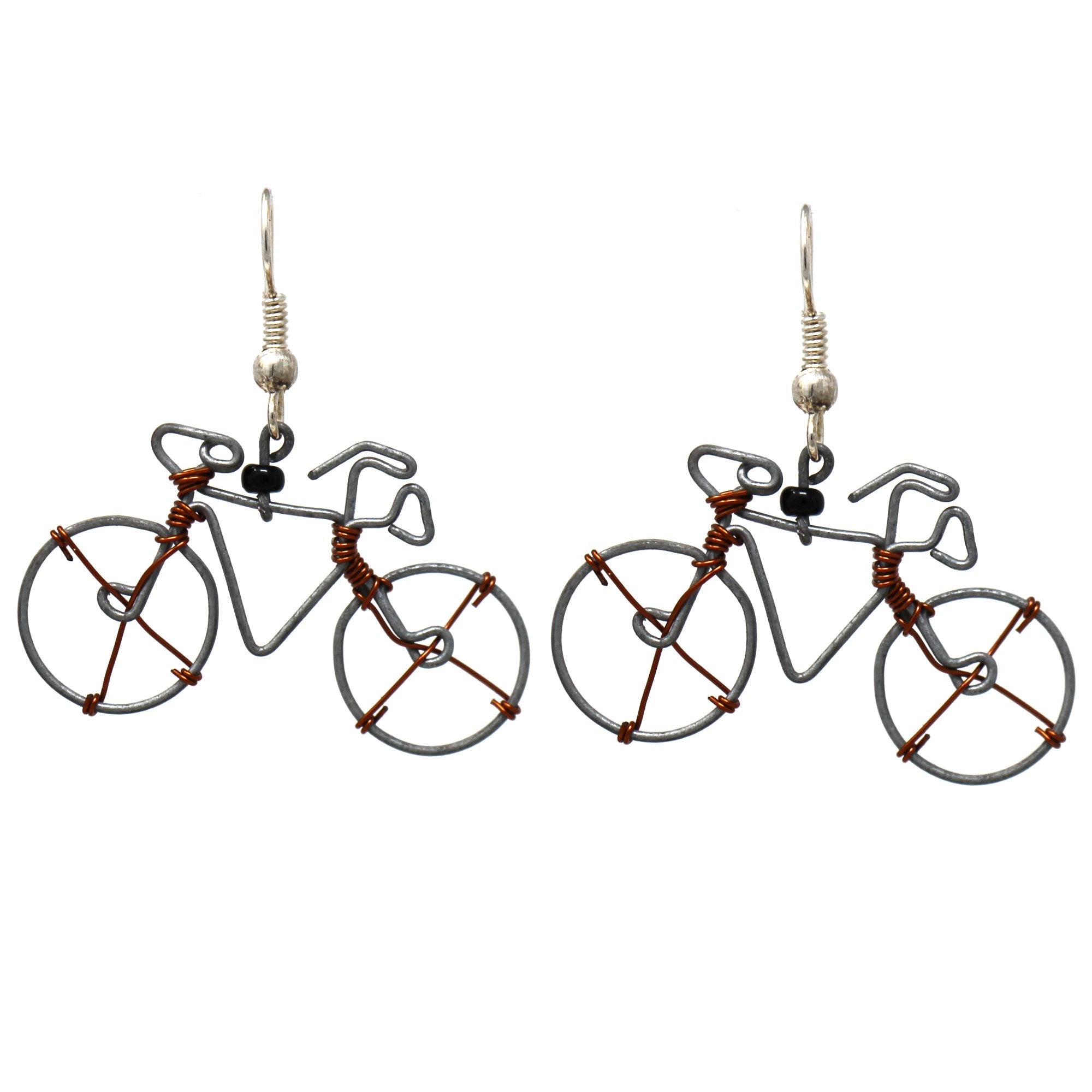 Wire Bicycle Earrings - Creative Alternatives