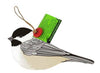 Chickadee Back Yard Bird Ornament / suncatcher