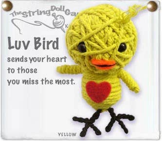 Luv Bird String Doll Keychain