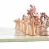 Hand Carved Soapstone Animal Chess Set - 15&quot; Board - Smolart