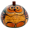 Owl Carved Gourd Box - Petite