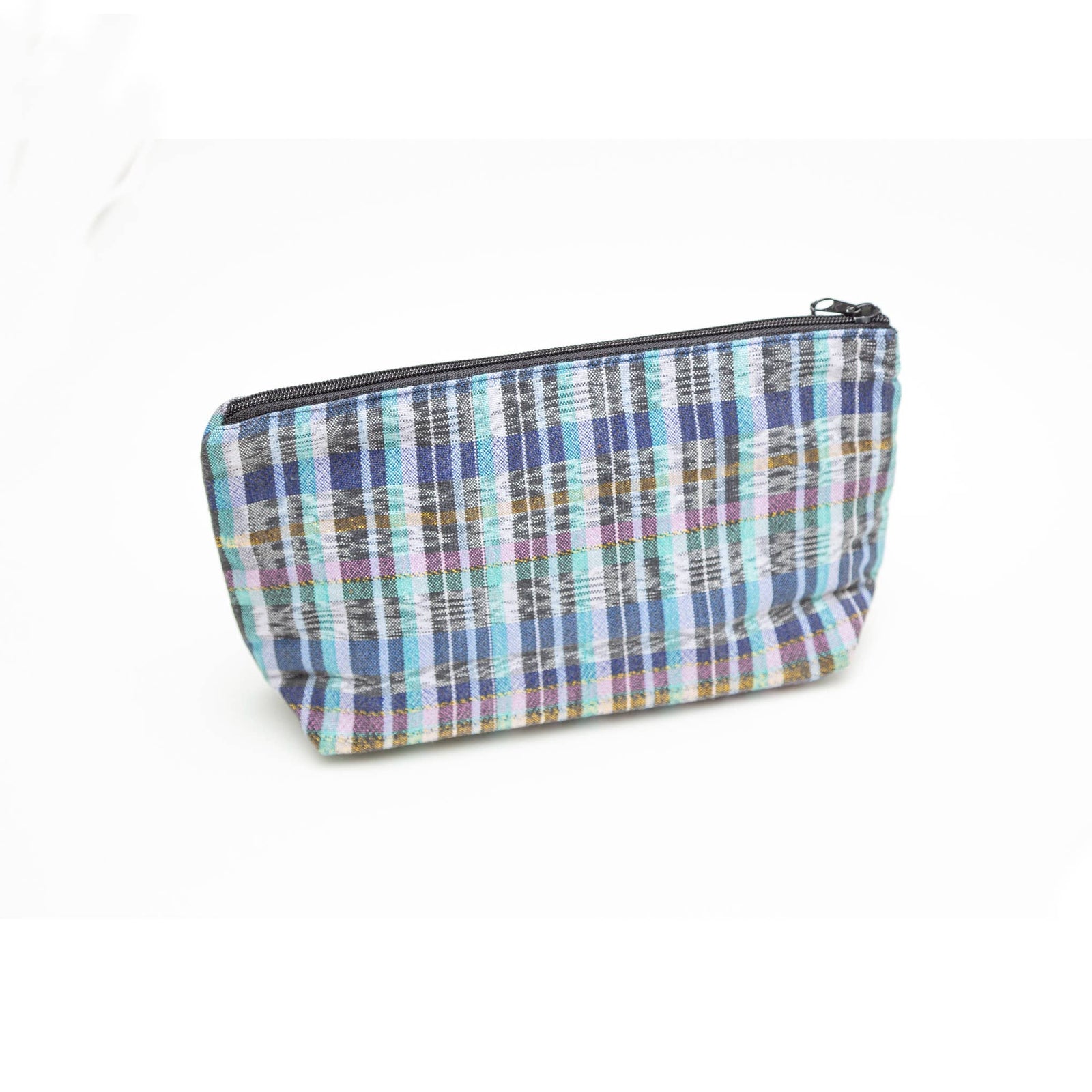 Plastic-Lined Cosmetic Travel Bag