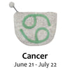 Felt Cancer Zodiac Coin Purse - Global Groove