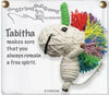 Tabitha the Unicorn String Doll Keychain