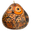 Owl Mom &amp; Owlet - Gourd Ornament