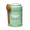 Golden Green Tin &amp; Spoon - Organic, Fair-Trade, Green Tea