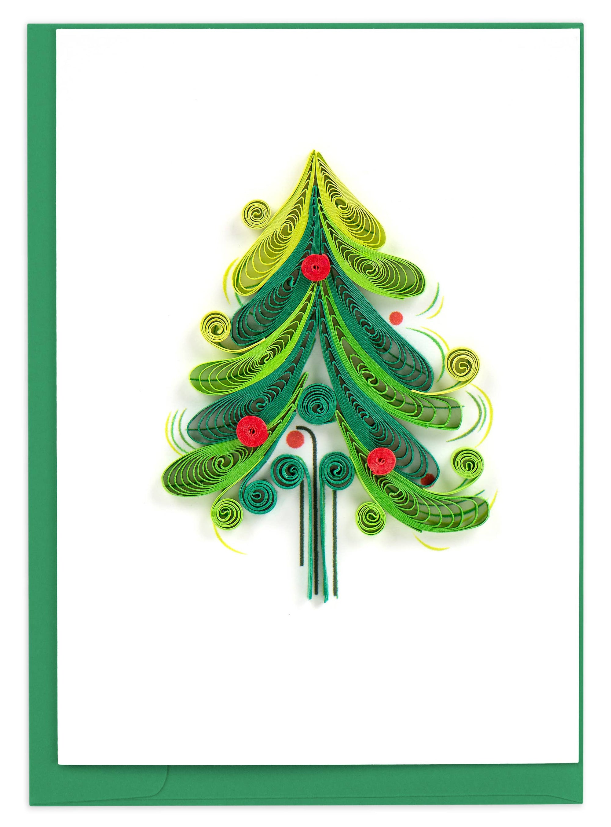Christmas Tree Gift Enclosure Mini Card
