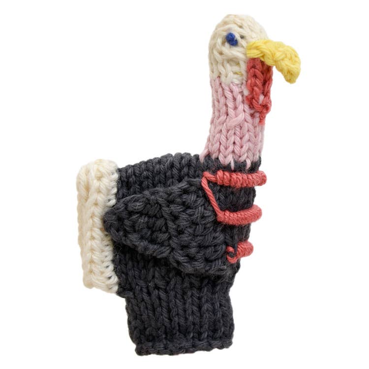 Turkey - Natural Organic Cotton Finger Puppet