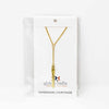 Cone Pendant Goldtone Neckace