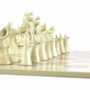 Hand Carved Soapstone Animal Chess Set - 15&quot; Board - Smolart