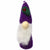 Christmas Ornament: Gnome, Purple - Global Groove (H)