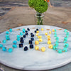 Floating Stone &amp; Maasai Bead Necklace, Turquoise