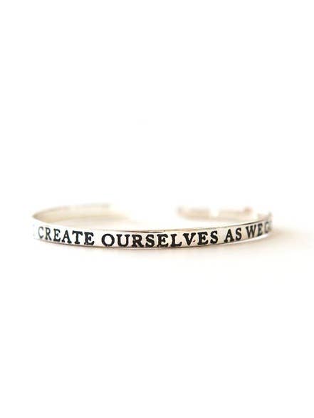Create Yourself Cuff - Silver