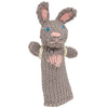 Rabbit &amp; Backpack - Bright Organic Cotton Finger Puppet