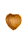Wild Olive Wood Heart Shaped Bowls