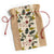 Gift Bag Holly Leaf Burlap (IS)